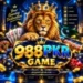 988PKR Game casino style lion gaming banner